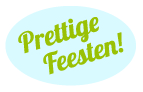 Etiketjes transp/opdruk goudfolie "Prettige feesten"